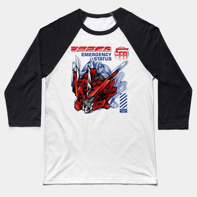 Mecha Gundam Baseball T-Shirt by midthos